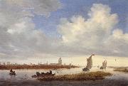 RUYSDAEL, Salomon van A View of Deventer